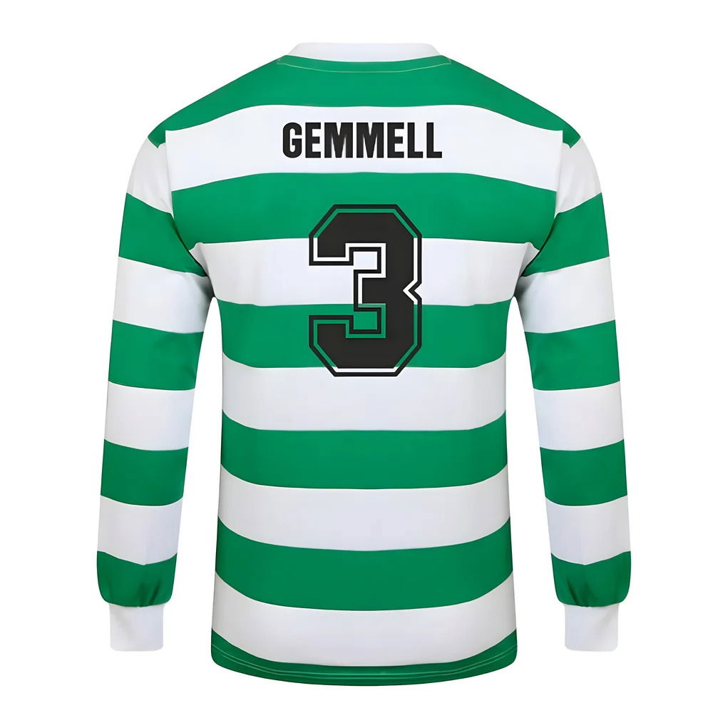 Celtic 1967 European Cup Winners Long Sleeve Retro Shirt (Gemmell 3)