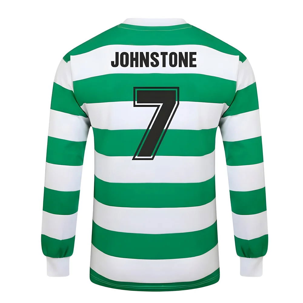 Celtic 1967 European Cup Winners Long Sleeve Retro Shirt (JOHNSTONE 7)