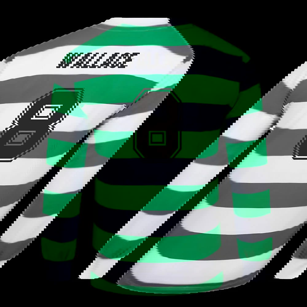 Celtic 1967 European Cup Winners Long Sleeve Retro Shirt (Wallace 8)