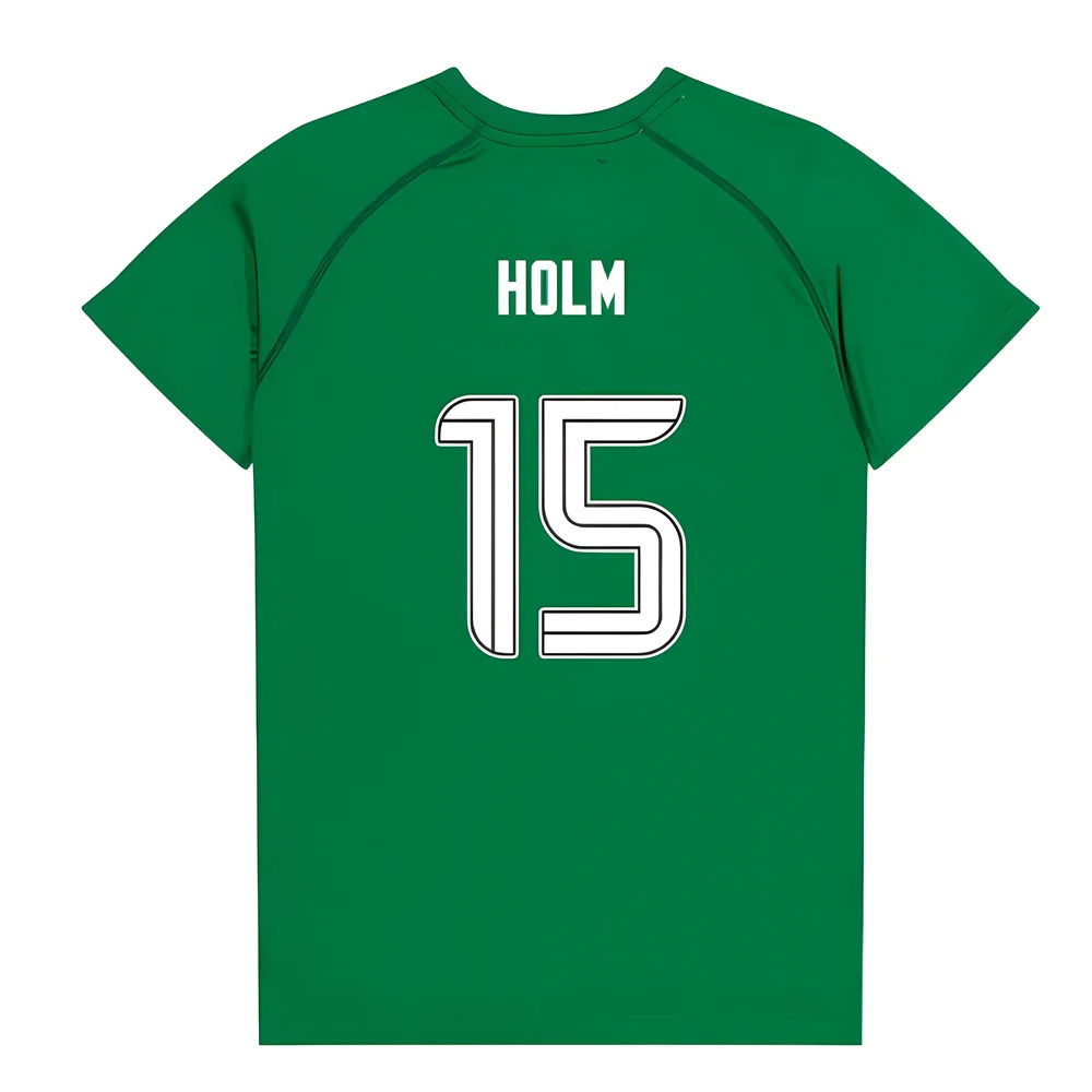 Celtic Poly T-shirt (Green/White) - Kids (Holm 15)