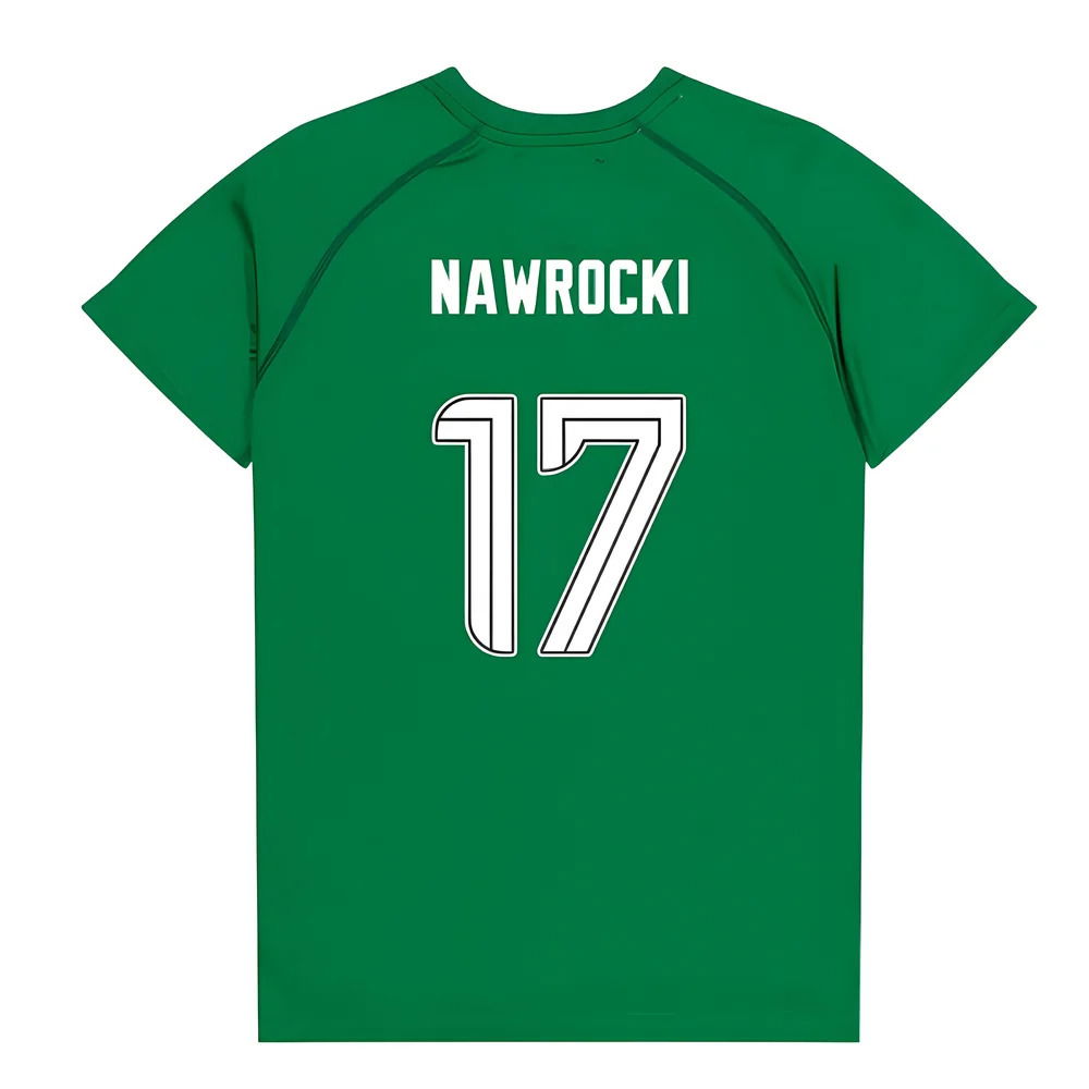 Celtic Poly T-shirt (Green/White) - Kids (Nawrocki 17)
