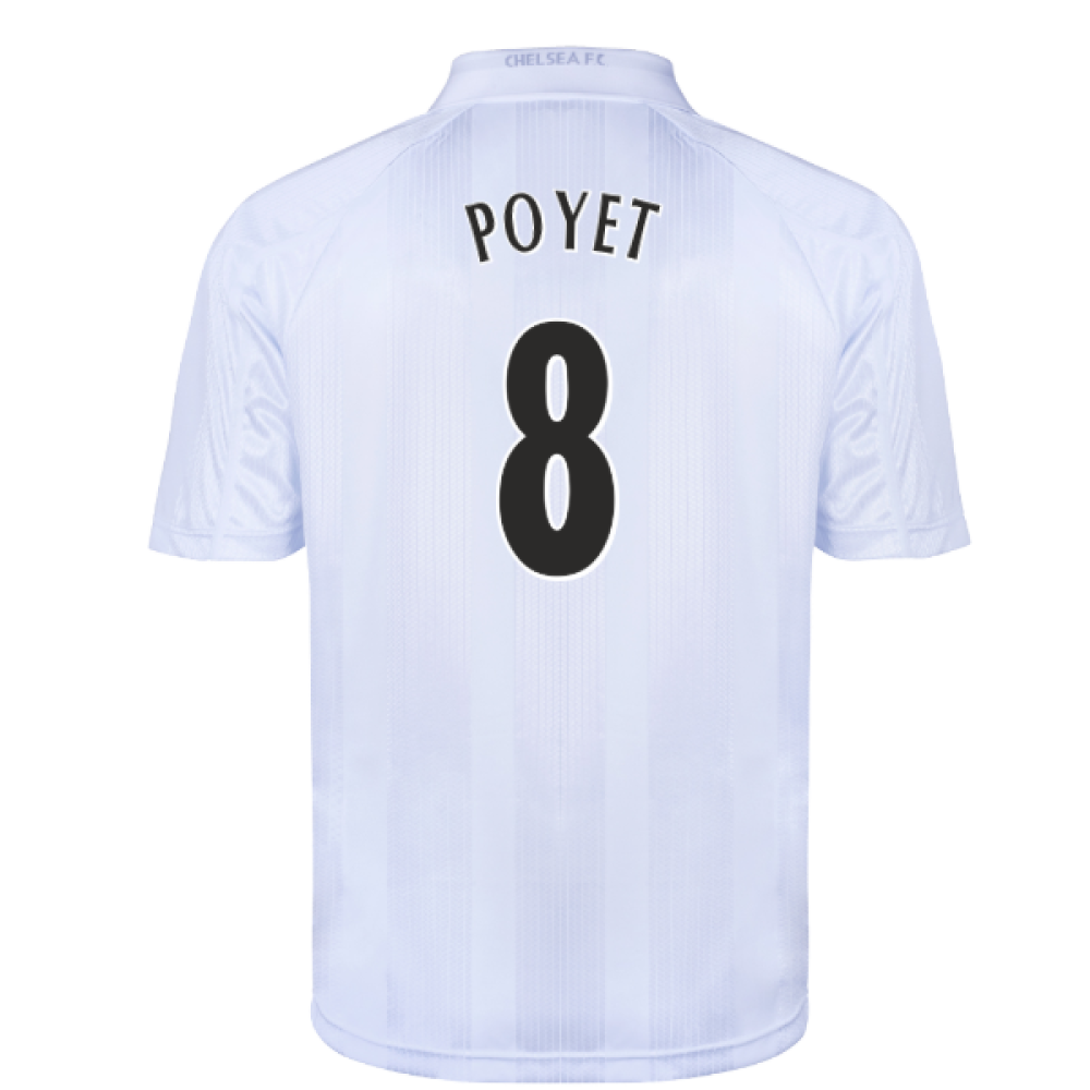 Chelsea 1998 Blank Out Retro Football Shirt (White) (Poyet 8)