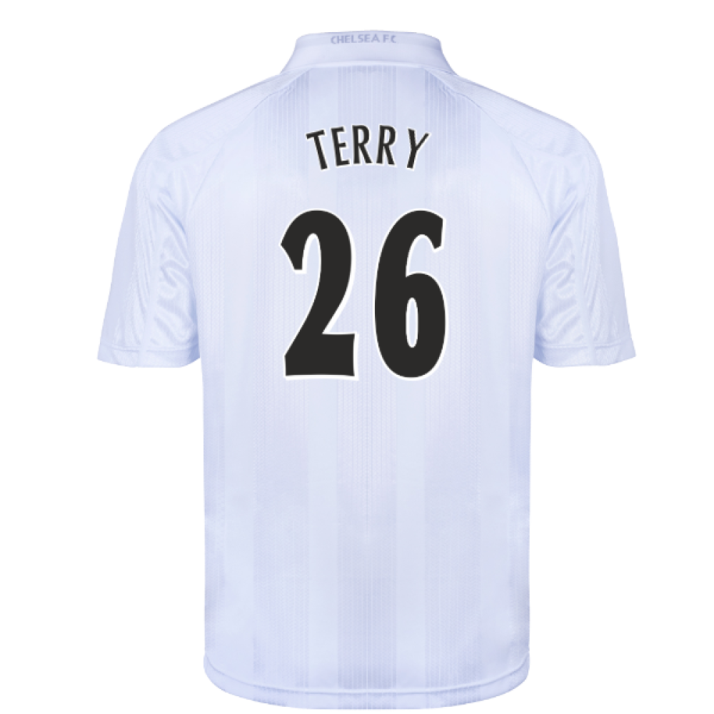 Chelsea 1998 Blank Out Retro Football Shirt (White) (Terry 26)
