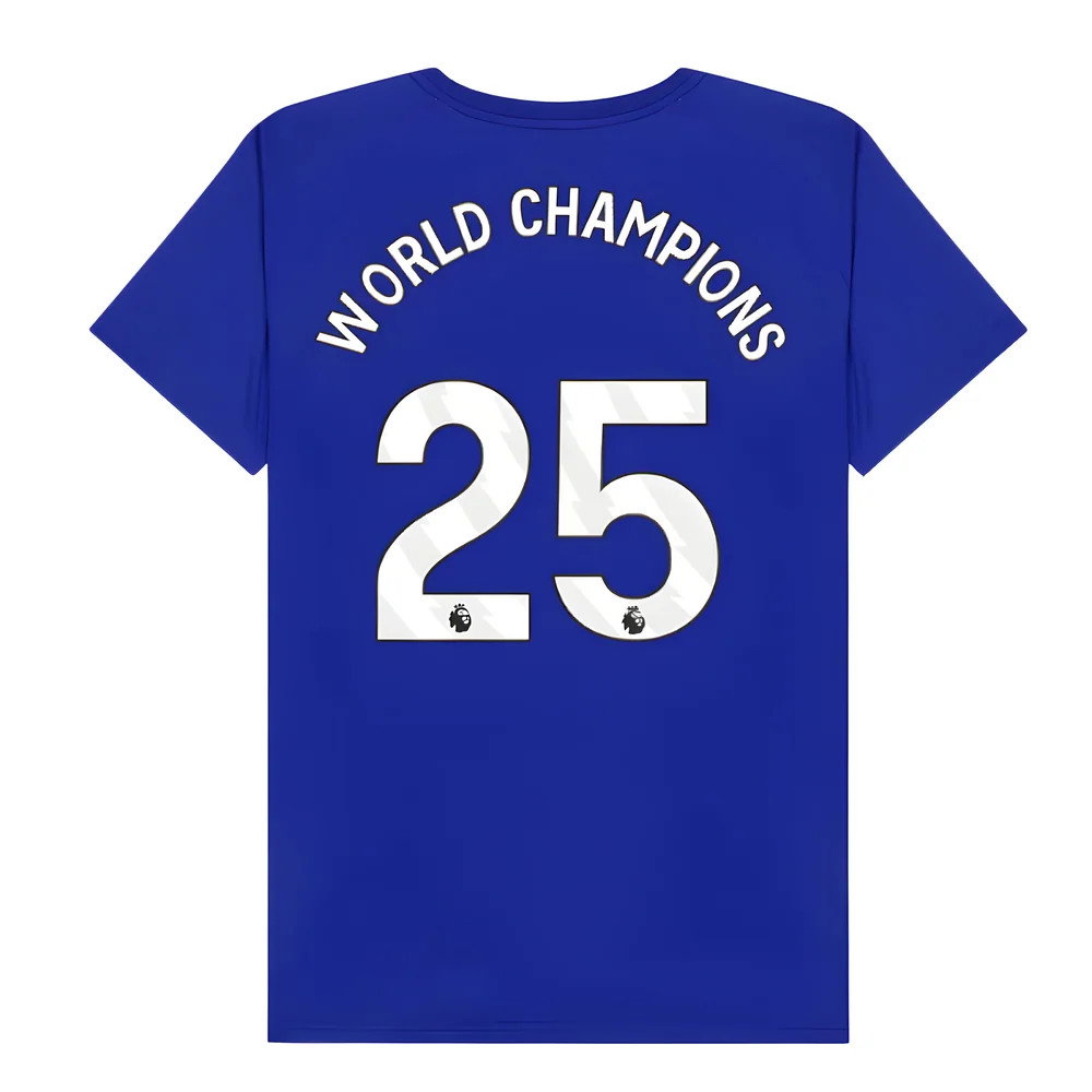 Chelsea Poly T-Shirt (Blue) - Kids (World Champions 25)