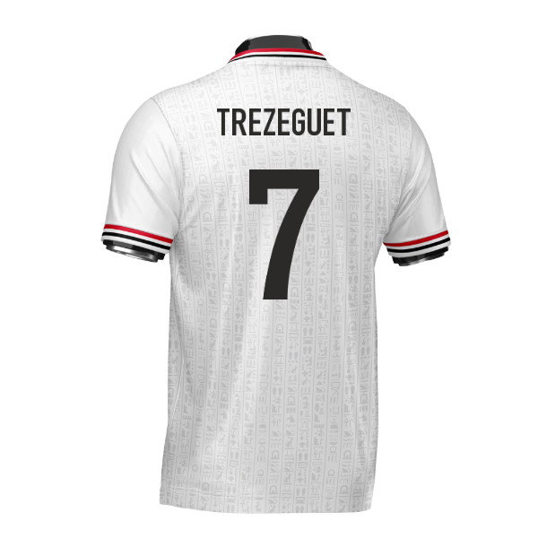 Egypt DNA White Concept Football Jersey (Wolvate) Adult Short Sleeve (Trezeguet 7)