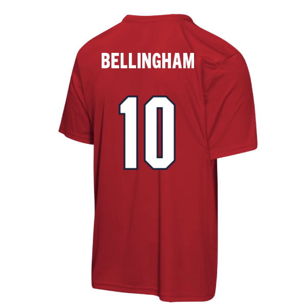 England FIFA World Cup 2026™ T-Shirt (Red) (Bellingham 10)