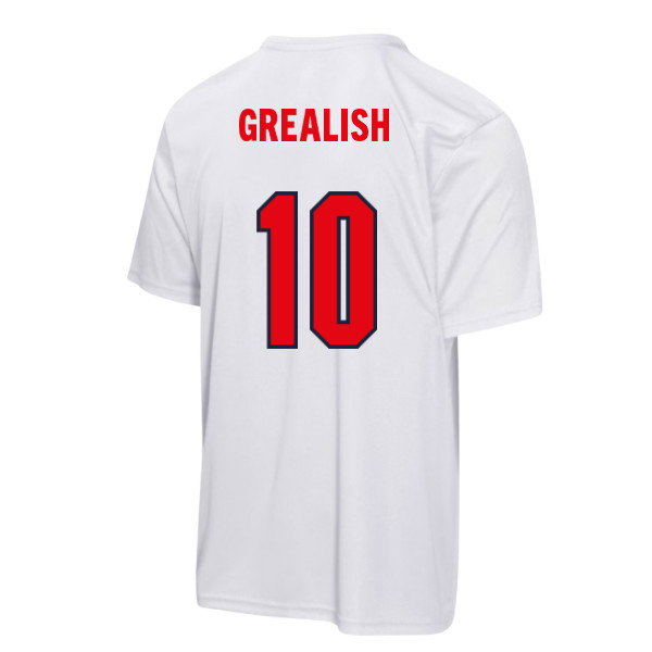 England FIFA World Cup 2026™ T-Shirt (White) - Kids (Grealish 10)