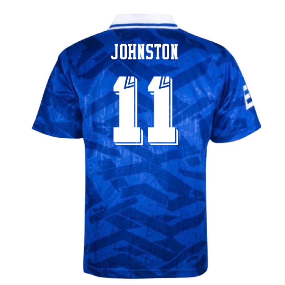 Everton 1992 Home Retro Shirt (Johnston 11)