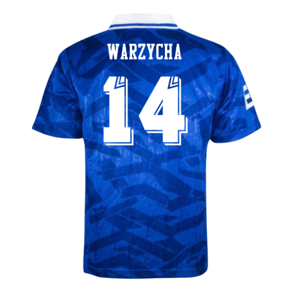 Everton 1992 Home Retro Shirt (Warzycha 14)