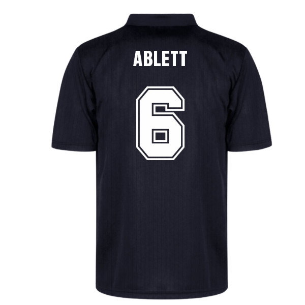Everton 1995 Black Out Retro Shirt (Ablett 6)