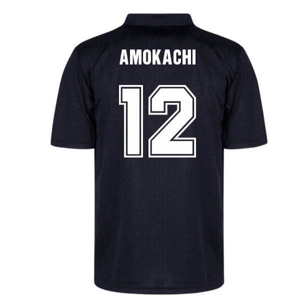 Everton 1995 Black Out Retro Shirt (Amokachi 12)