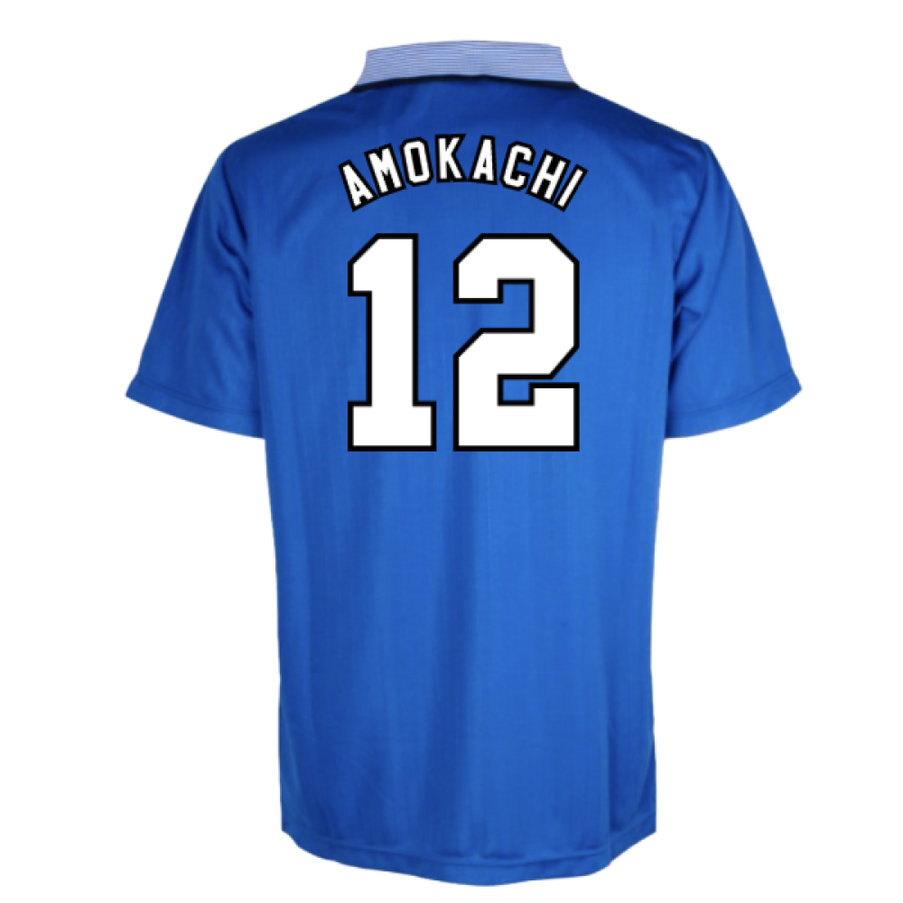 Everton 1996 Home Retro Shirt (Amokachi 12)