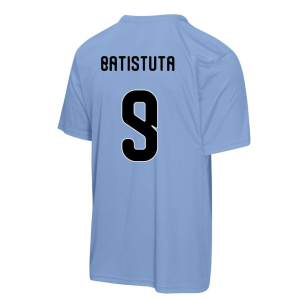 FIFA Argentina 2026 World Cup Poly Tshirt (Blue) (Batistuta 9)