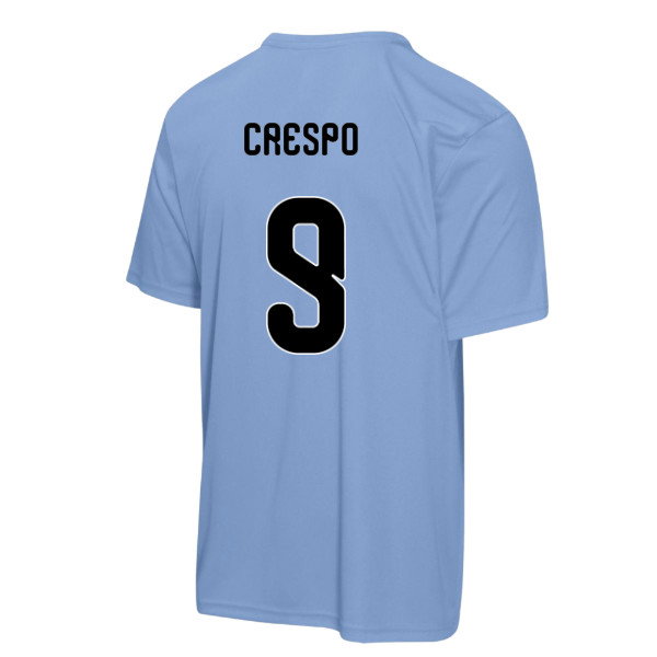 FIFA Argentina 2026 World Cup Poly Tshirt (Blue) (Crespo 9)