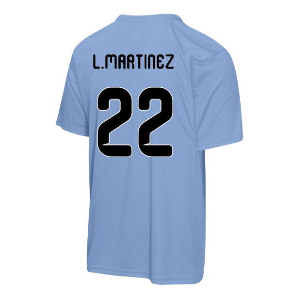 FIFA Argentina 2026 World Cup Poly Tshirt (Blue) (L.Martinez 22)
