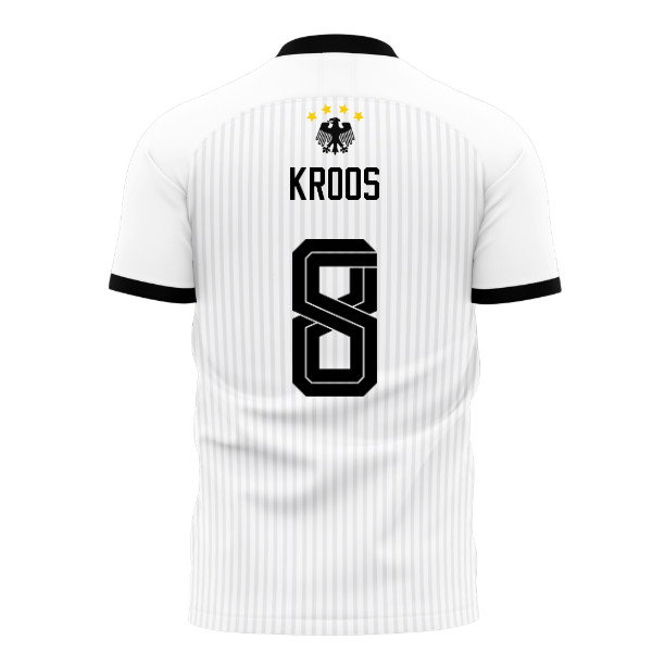 Germany Retro Home Concept Kit Adult Short Sleeve (Kroos 8)