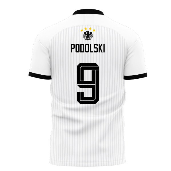 Germany Retro Home Concept Kit Adult Short Sleeve (Podolski 9)