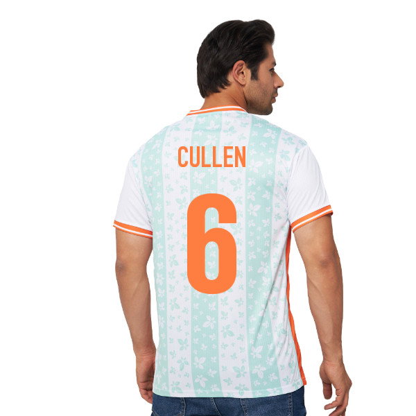 Ireland Legacy Football Jersey White (Wolvate) Adult Short Sleeve (Cullen 6)