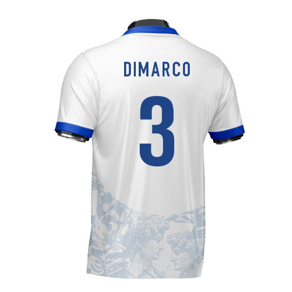 Italy Heritage Football Jersey (Wolvate) Adult Short Sleeve (Dimarco 3)