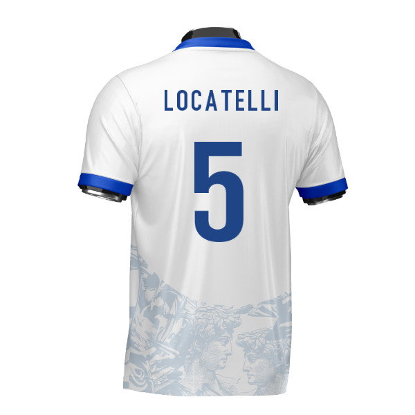 Italy Heritage Football Jersey (Wolvate) Adult Short Sleeve (Locatelli 5)