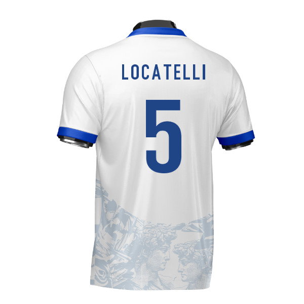 Italy Heritage Football Jersey (Wolvate) Adult Short Sleeve (Locatelli 5)