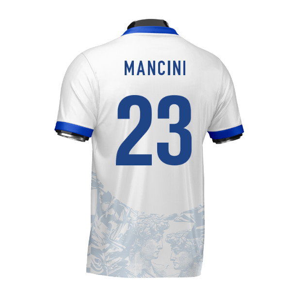 Italy Heritage Football Jersey (Wolvate) Adult Short Sleeve (Mancini 23)