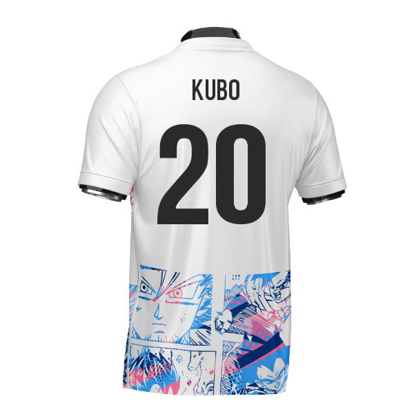 Japan Dragon Ball Z Heritage Football Jersey (Wolvate) Adult Short Sleeve (Kubo 20)