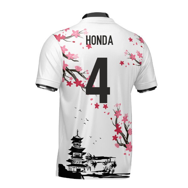 Japan Samurai Heritage Football Jersey (Wolvate) Kids Short Sleeve (Honda 4)