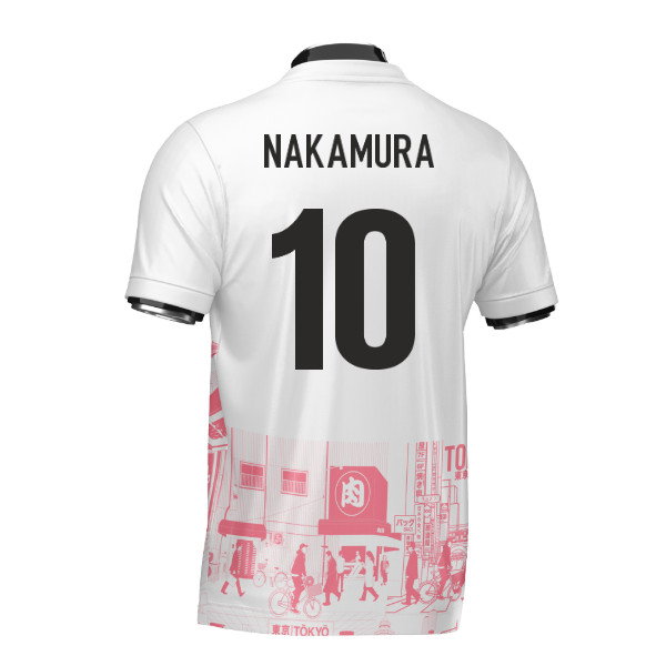 Japan Tokyo Heritage Football Jersey Red (Wolvate) Adult Short Sleeve (Nakamura 10)