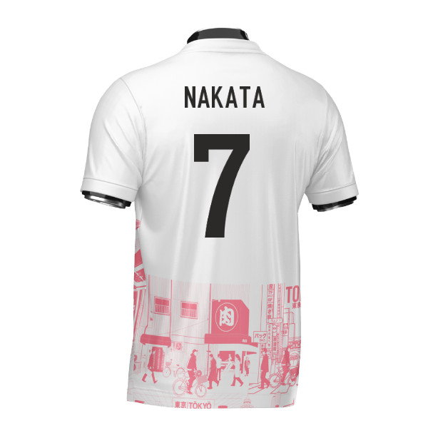 Japan Tokyo Heritage Football Jersey Red (Wolvate) Adult Short Sleeve (Nakata 7)