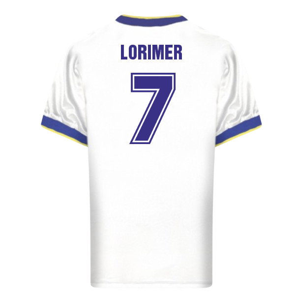 Leeds United 1986 Retro Football Shirt (Lorimer 7)