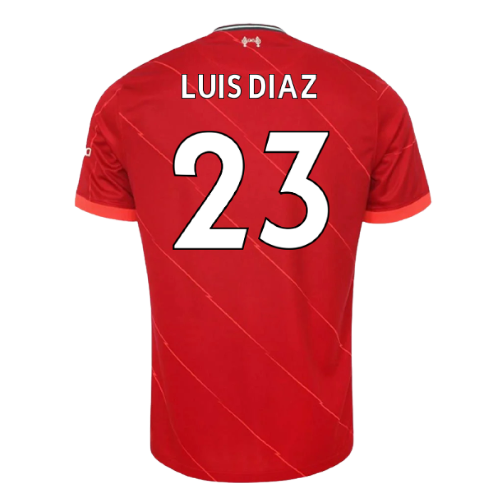 Liverpool 2021-2022 Home Little Boys Mini Kit (LUIS DIAZ 23)