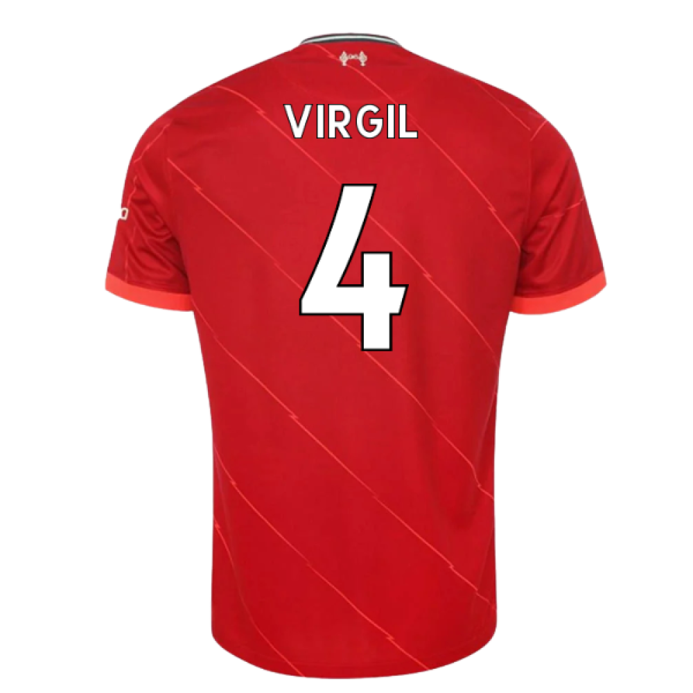 Liverpool 2021-2022 Home Little Boys Mini Kit (VIRGIL 4)