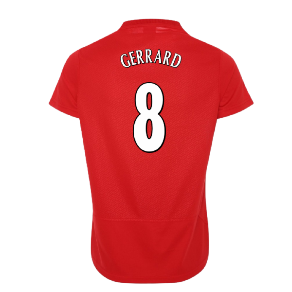 Liverpool FC 2005 Istanbul Home Shirt (Womens) (GERRARD 8)