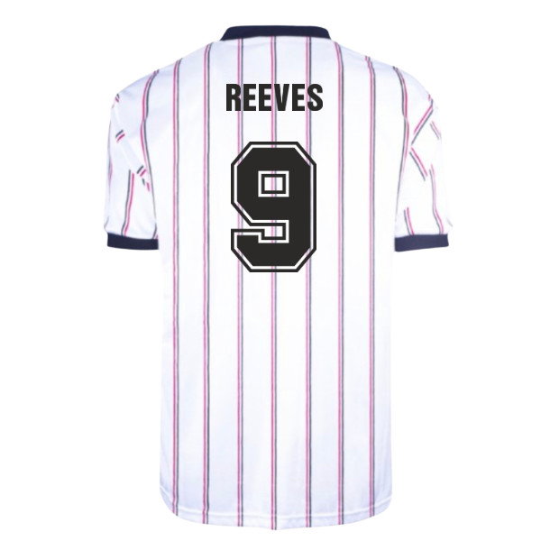 Manchester City 1982 Away Retro Football Shirt (Reeves 9)