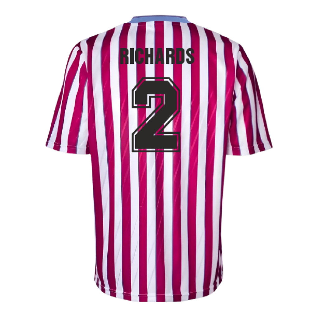 Manchester City 1988 Away Retro Football Shirt (RICHARDS 2)