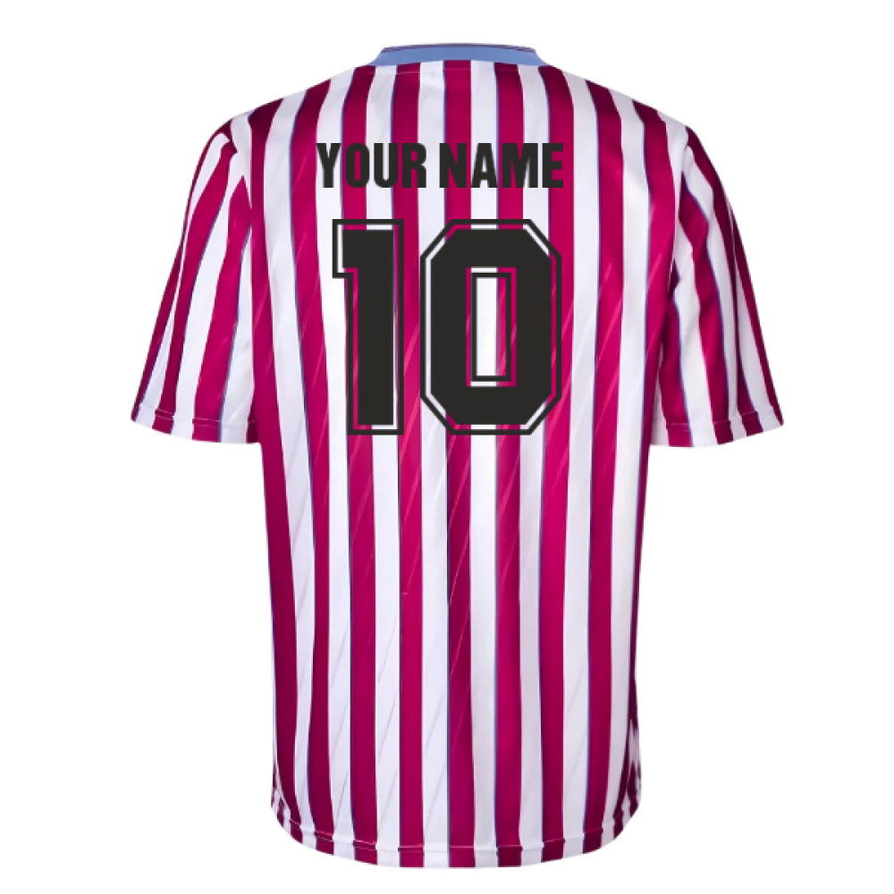 Manchester City 1988 Away Retro Football Shirt (Your Name)