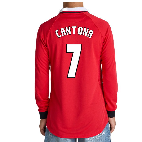Manchester United 1999 Champions League Final Long Sleeve Shirt (Cantona 7)