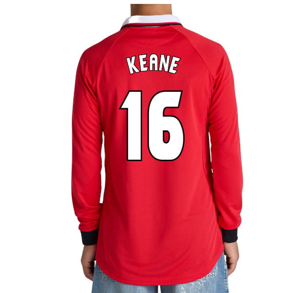 Manchester United 1999 Champions League Final Long Sleeve Shirt (Keane 16)