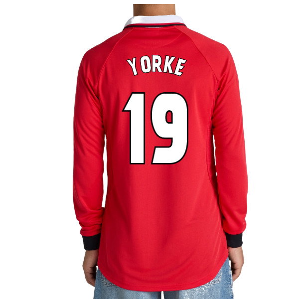 Manchester United 1999 Champions League Final Long Sleeve Shirt (Yorke 19)