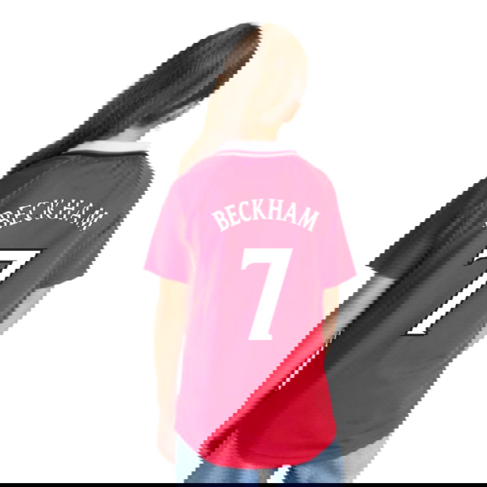 Manchester United 1999 Champions League Final Shirt (Kids) (Beckham 7)