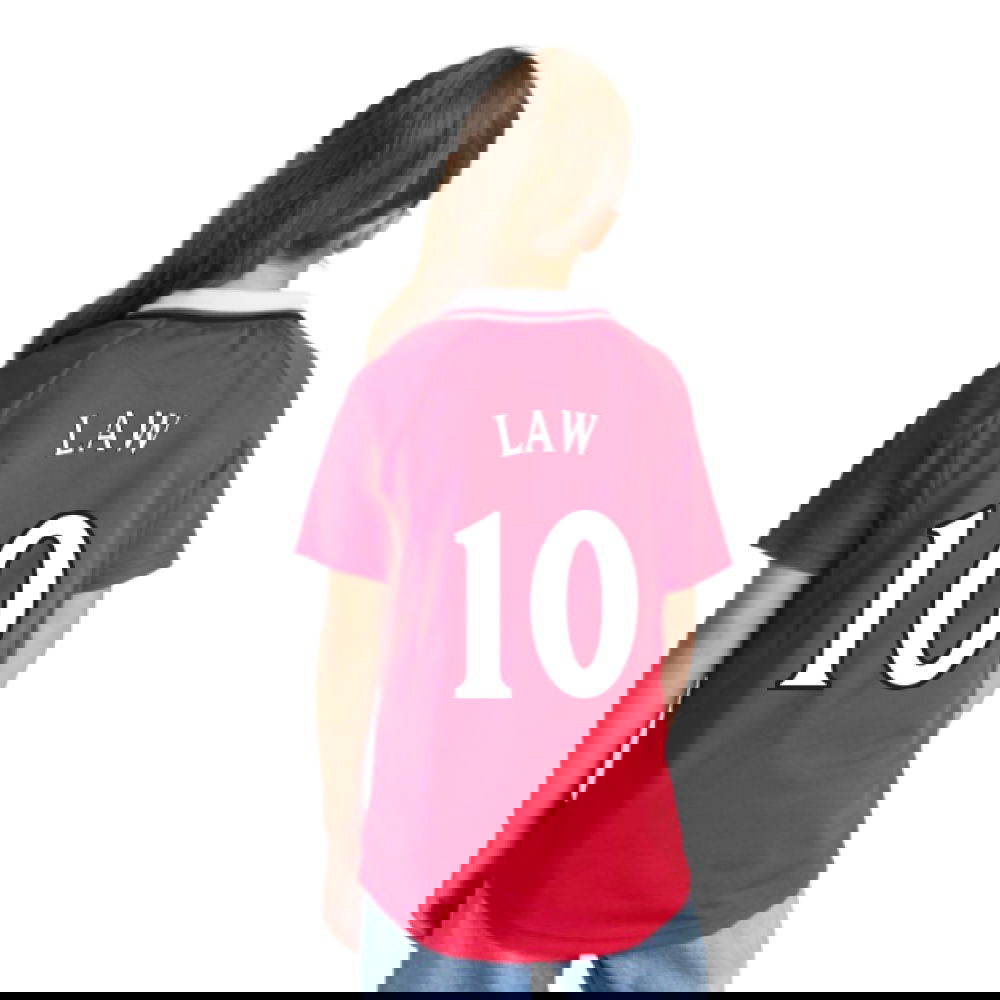 Manchester United 1999 Champions League Final Shirt (Kids) (Law 10)