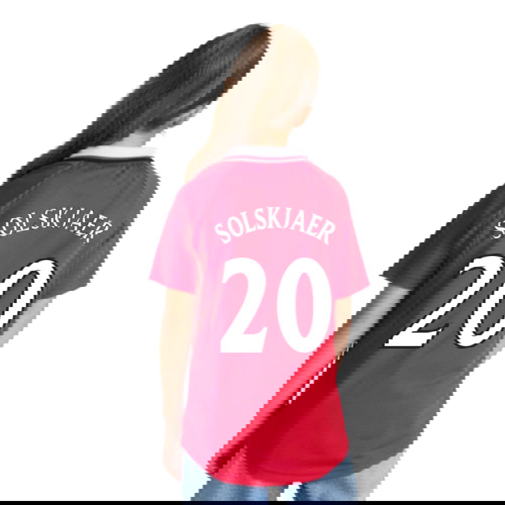 Manchester United 1999 Champions League Final Shirt (Kids) (Solskjaer 20)