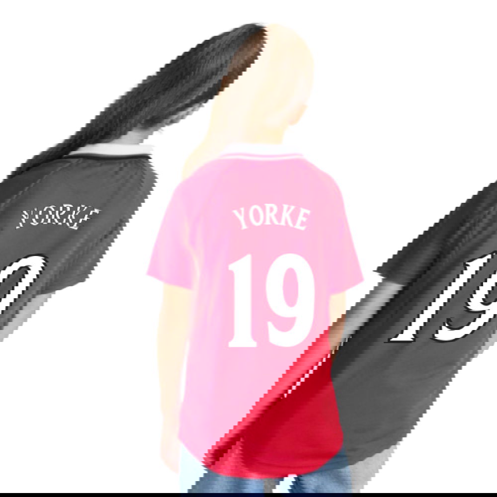 Manchester United 1999 Champions League Final Shirt (Kids) (Yorke 19)