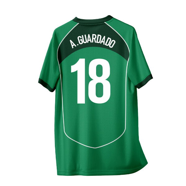 Mexico 1998 Vintage Style Concept Shirt Adult Short Sleeve (A.Guardado 18)