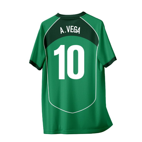 Mexico 1998 Vintage Style Concept Shirt Adult Short Sleeve (A.Vega 10)
