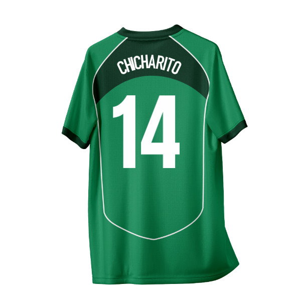 Mexico 1998 Vintage Style Concept Shirt Adult Short Sleeve (Chicharito 14)