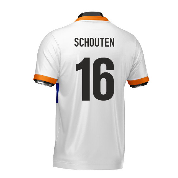 Netherlands Heritage Football Jersey (Wolvate) Adult Short Sleeve (Schouten 16)