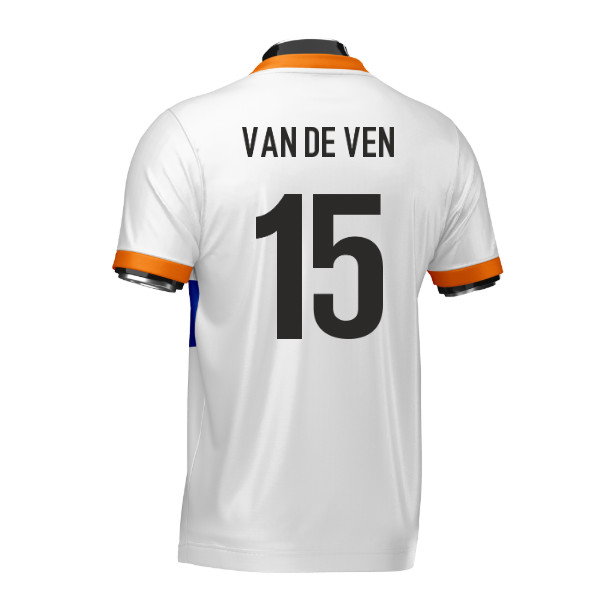 Netherlands Heritage Football Jersey (Wolvate) Adult Short Sleeve (Van De Ven 15)