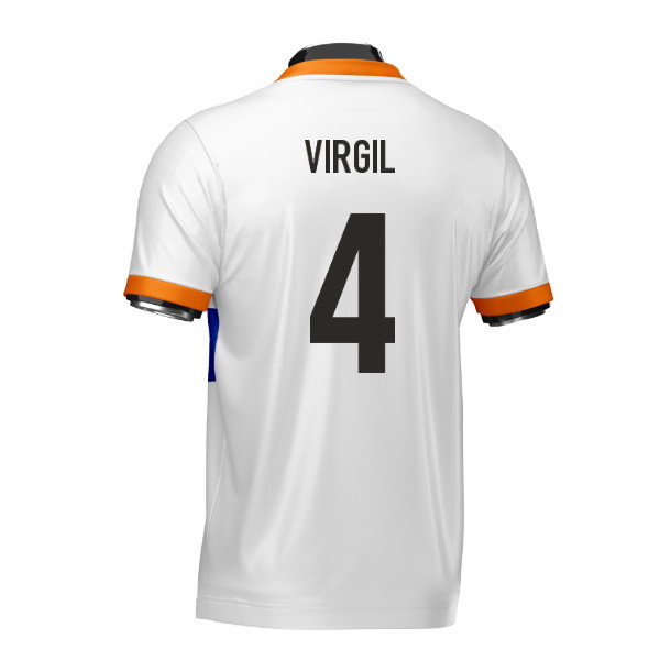 Netherlands Heritage Football Jersey (Wolvate) Adult Short Sleeve (Virgil 4)